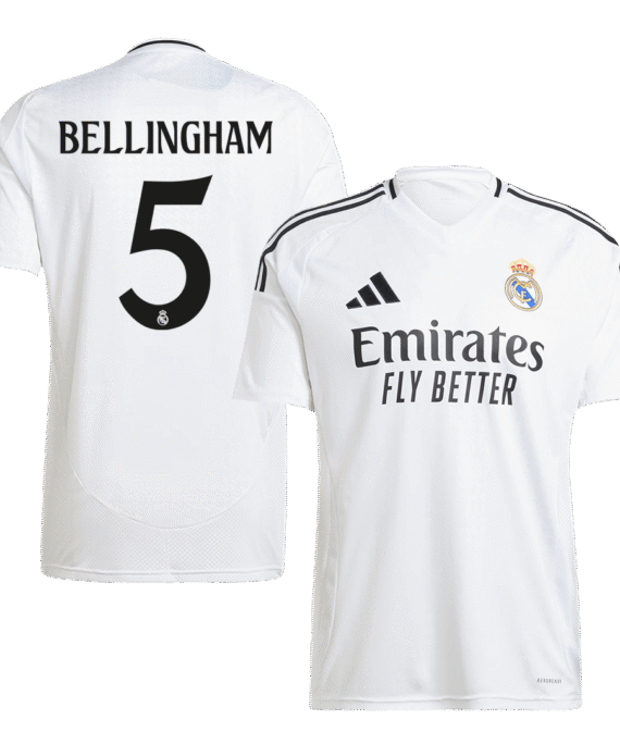 Real Madrid BELLINGHAM #5 Home Jersey