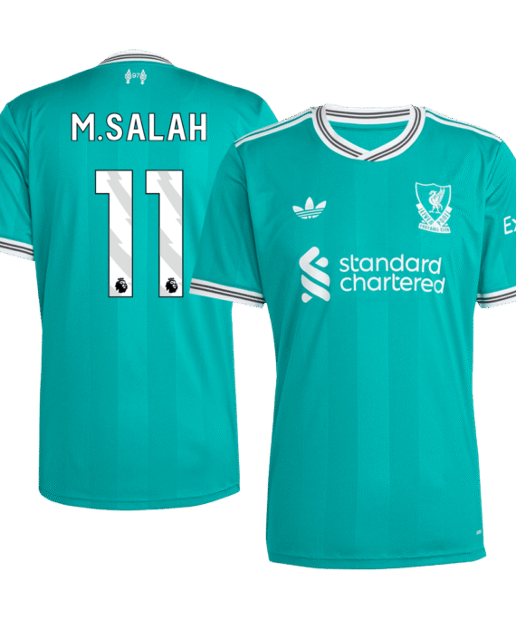 Liverpool M.SALAH #11 Third Away Soccer Jersey 2025/26