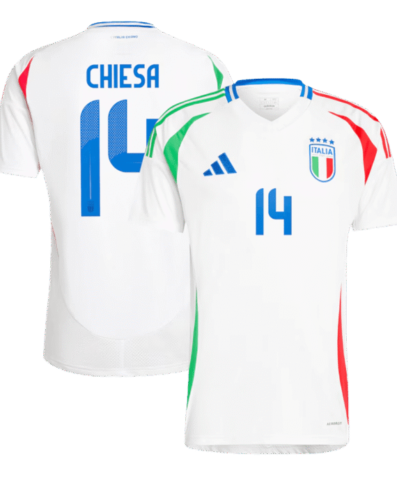 Italy CHIESA #14 Away Jersey EURO
