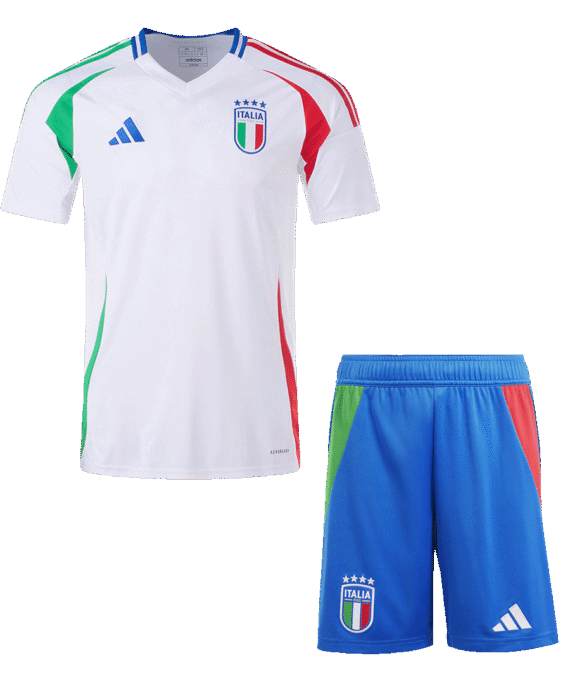 Italy Away Jersey Kit EURO (Jersey+Shorts)