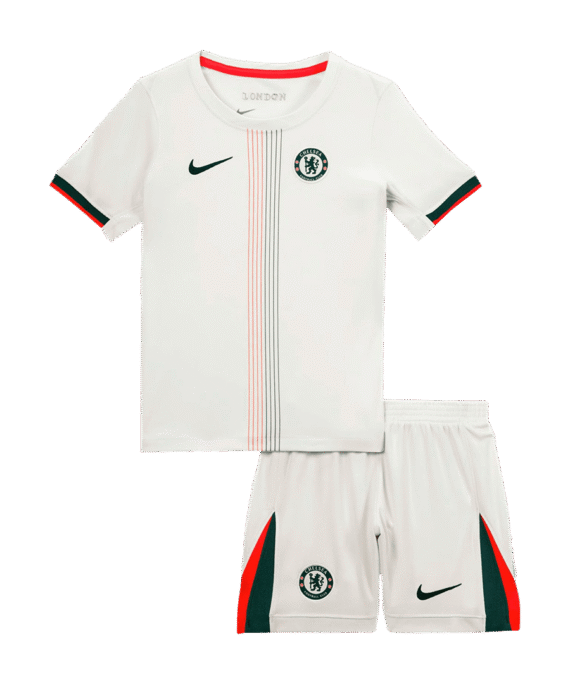 Chelsea Away Soccer Jersey Kit 2025/26 Kids(Jersey+Shorts)