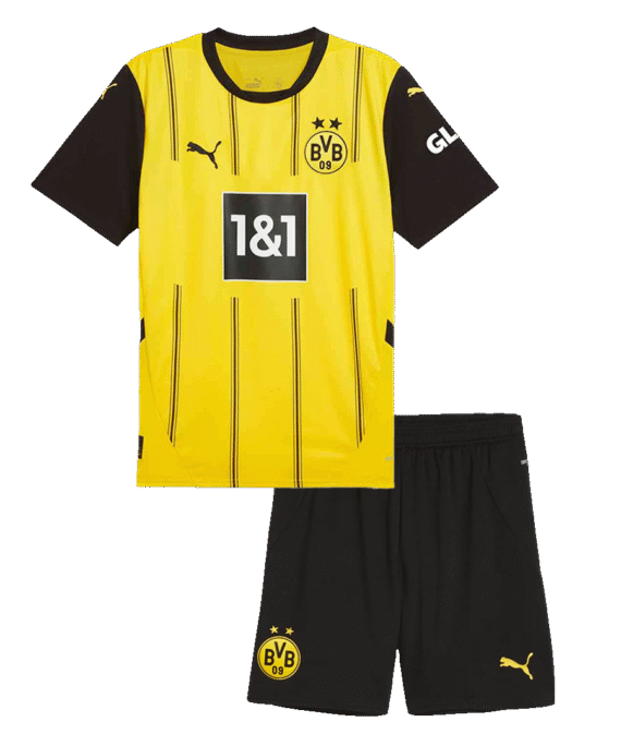 Dortmund Home Jersey Kit  Kids(Jersey+Shorts)
