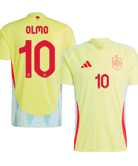 Spain OLMO #10 Away Jersey EURO