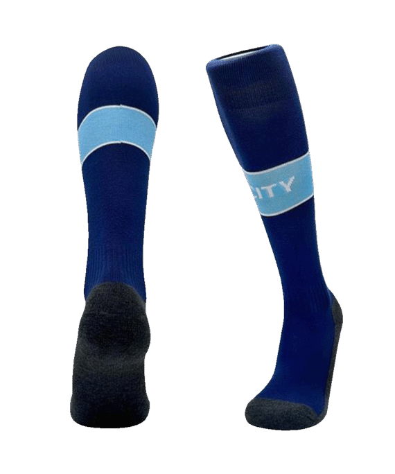 Manchester City Home Soccer Socks