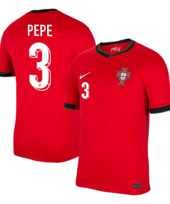 Portugal PEPE #3 Home Jersey EURO