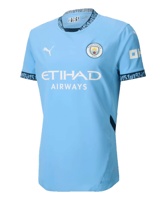 Manchester City Home Jersey Authentic