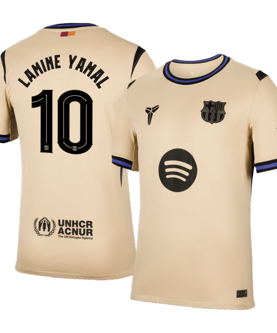 Barcelona LAMINE YAMAL #10 Away Soccer Jersey 2025/26 - UCL Edition
