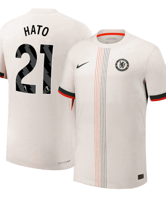 HATO #21 Authentic Chelsea Away Soccer Jersey 2025/26 White
