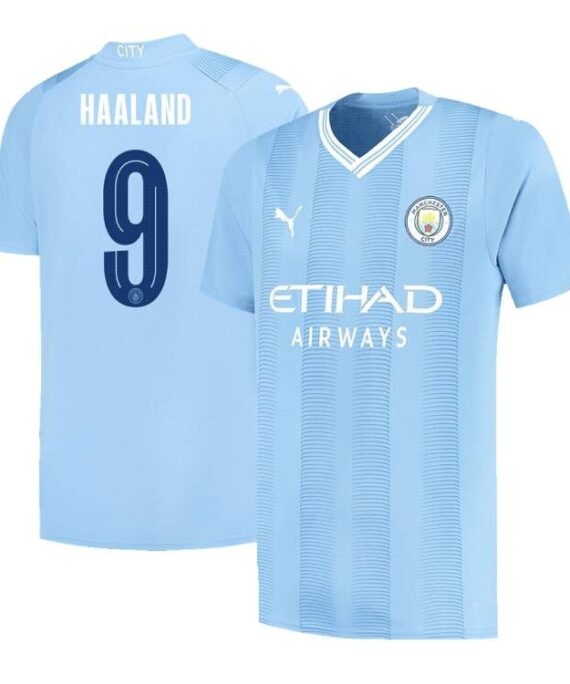 Manchester City HAALAND #9 Home Jersey 2023/24 - UCL Edition