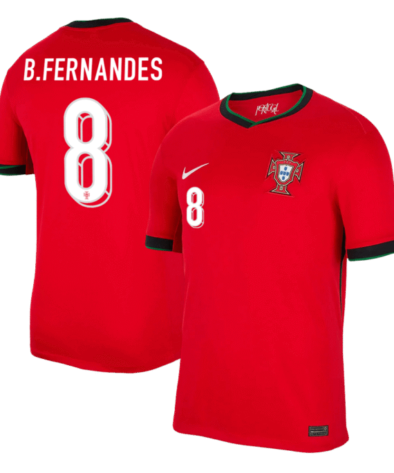 Portugal B.FERNANDES #8 Home Jersey EURO