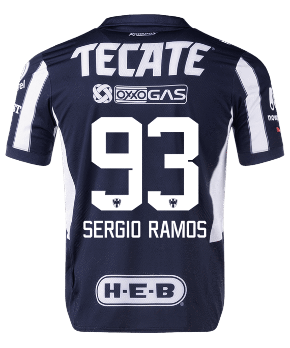 Monterrey SERGIO RAMOS #93 Home Soccer Jersey Authentic