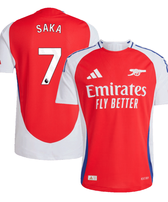 Arsenal SAKA #7 Home Jersey Authentic