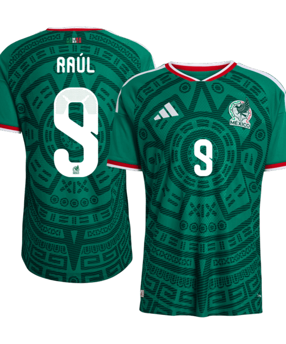 Mexico Raúl #9 Home Soccer Jersey Authentic 2026