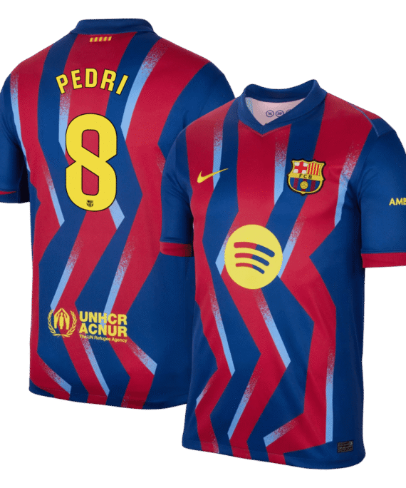 Barcelona PEDRI #8 Fourth Away Soccer Jersey 2025/26