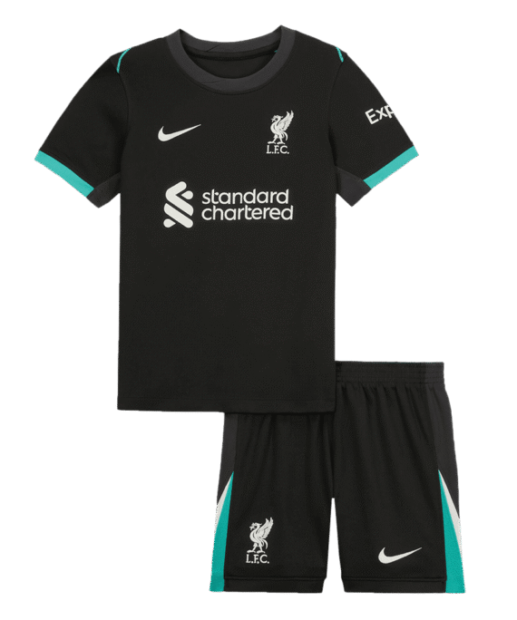Liverpool Away Jersey Kit  Kids(Jersey+Shorts)
