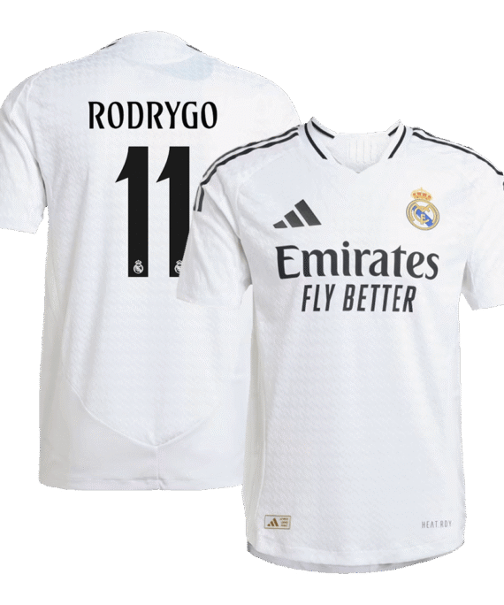Real Madrid RODRYGO #11 Home Jersey Authentic