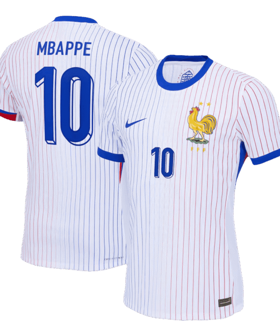 France MBAPPE #10 Away Jersey Authentic EURO