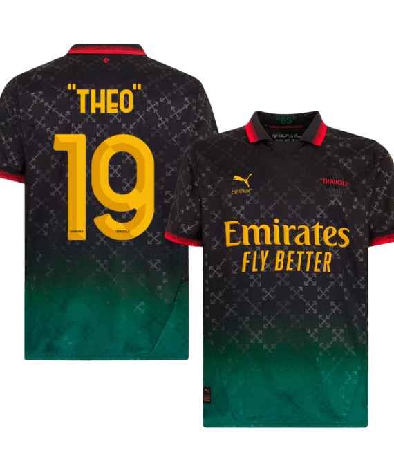 AC Milan "THEO" #19 Fourth Away Soccer Jersey