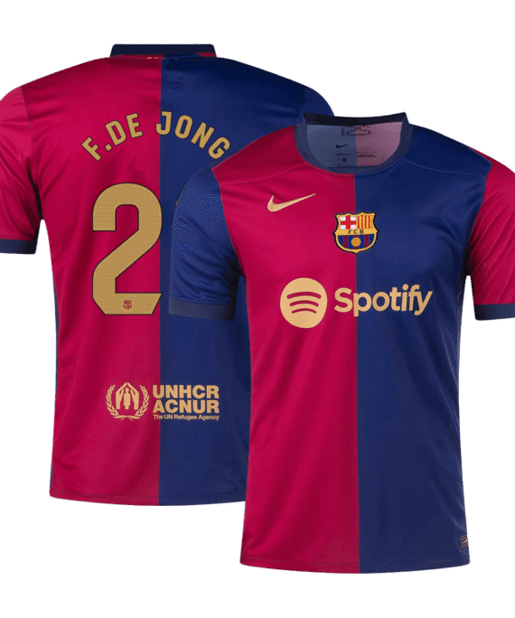 Barcelona F.DE JONG #21 Home Jersey