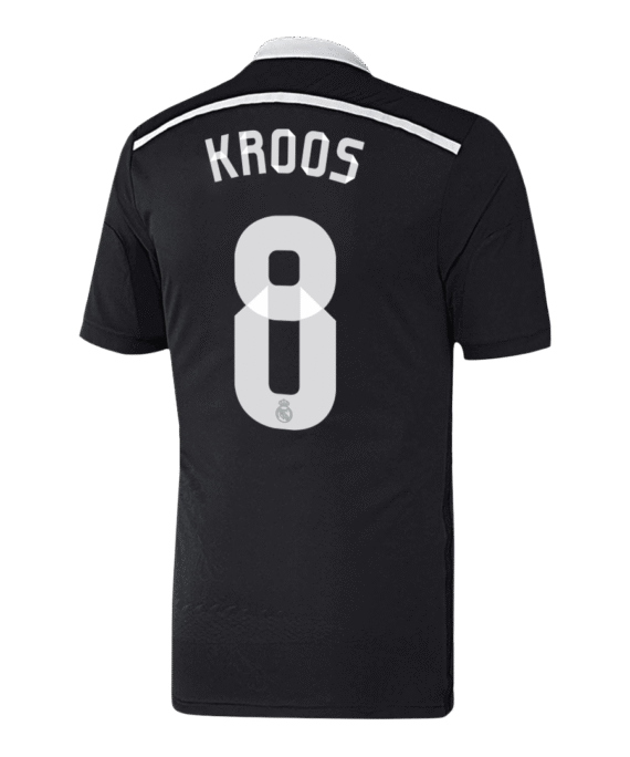 Real Madrid KROOS #8 Third Away Soccer Jersey Retro 2014/15