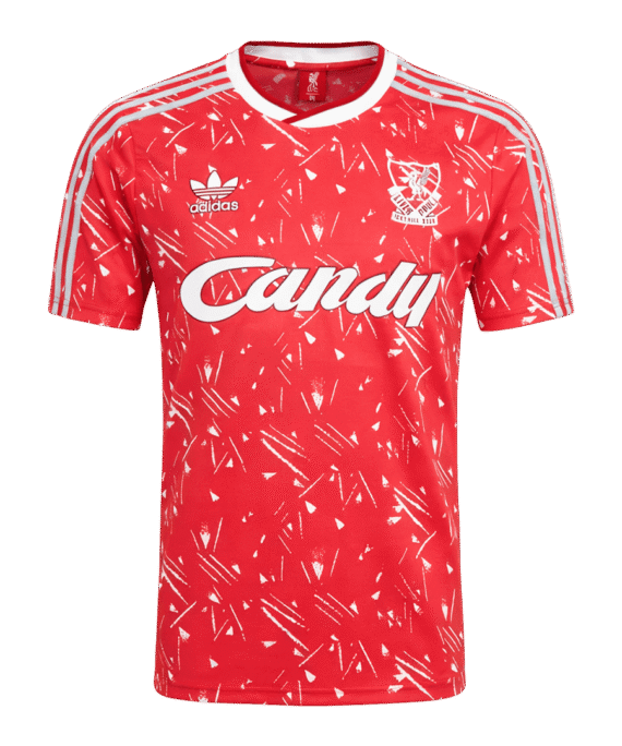 Liverpool Home Soccer Jersey Retro 1989/91