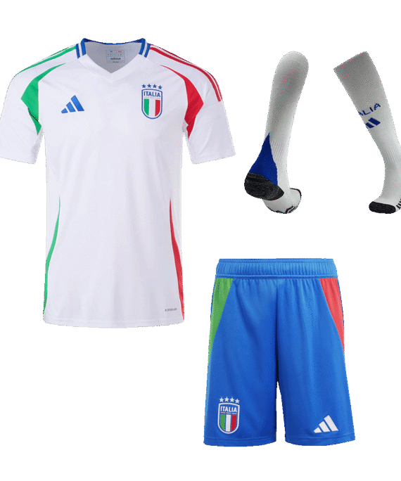 Italy Away Jersey Kit EURO (Jersey+Shorts+Socks)