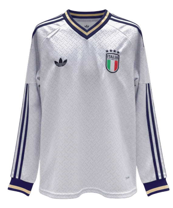 Italy Long Sleeve Away Soccer Jersey 2026