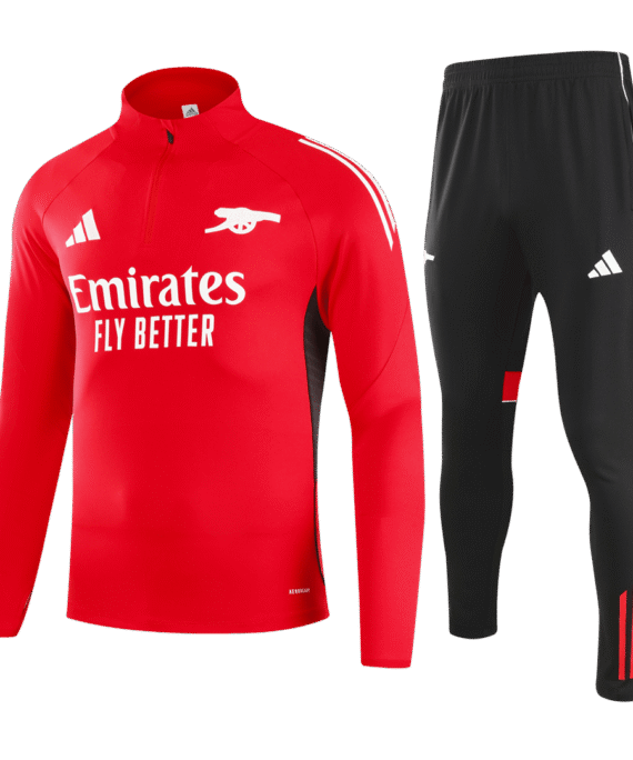 Arsenal Sweatshirt Kit 2025/26 - Red (Top+Pants)