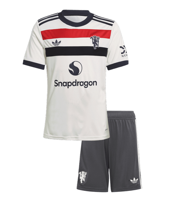 Manchester United Third Away Soccer Jersey Kit  Kids(Jersey+Shorts)