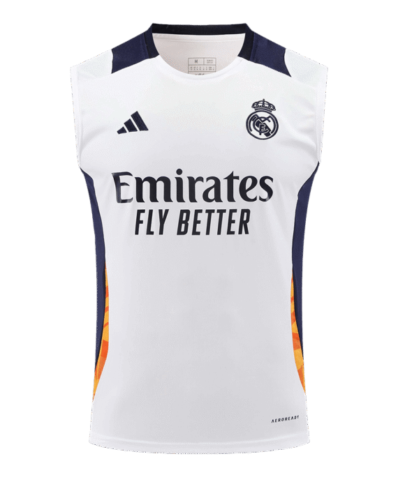 Real Madrid Pre-Match Sleeveless Soccer Jersey