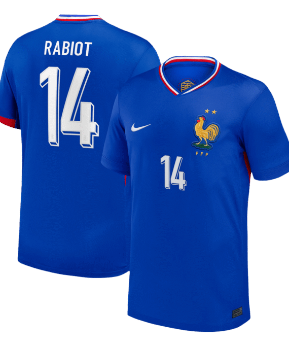 RABIOT #14 France Euro Home Soccer Jersey Blue