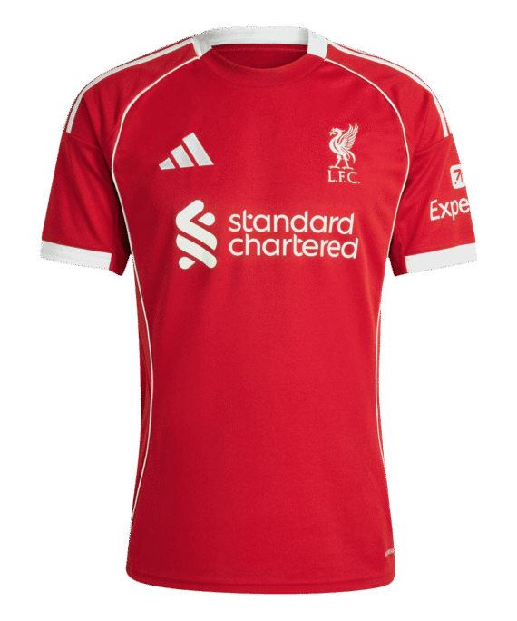 Liverpool Home Soccer Jersey 2025/26