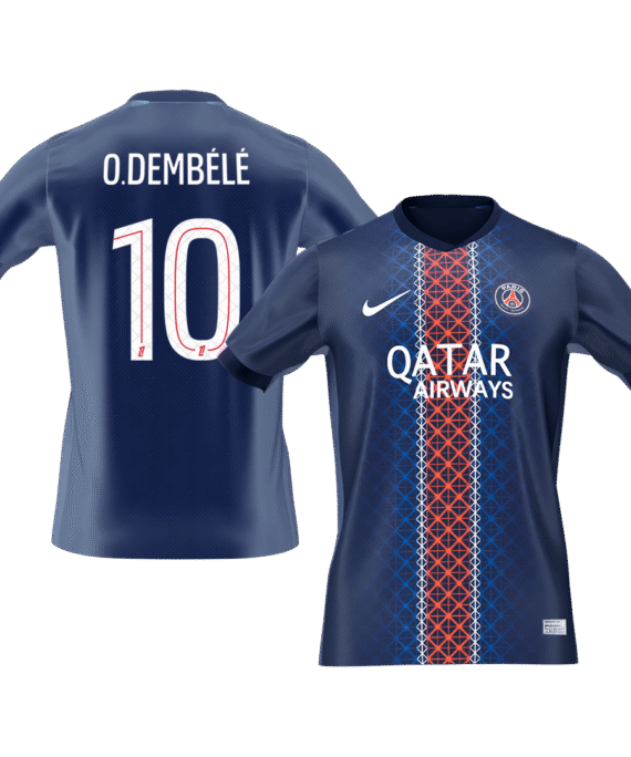 PSG O.DEMBÉLÉ #10 Home Jersey 2025/26