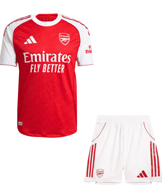 Authentic Arsenal Home Soccer Jersey Kit(Jersey+Shorts) 2025/26 Red