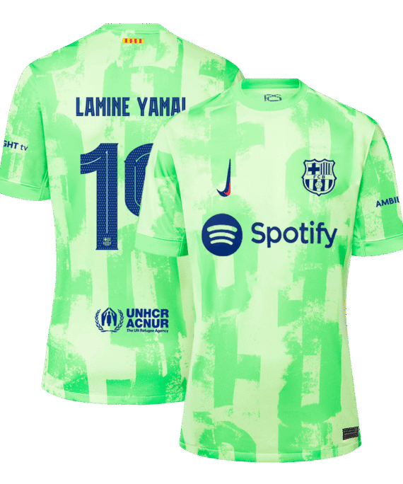 Barcelona LAMINE YAMAL #19 Third Away Jersey - UCL Edition