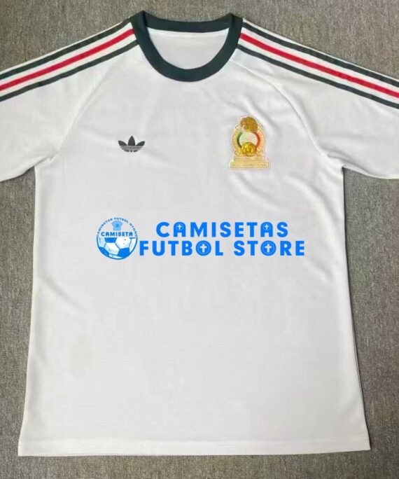 Soccer Jersey MEXICO Away Equipment 1986 Retro White