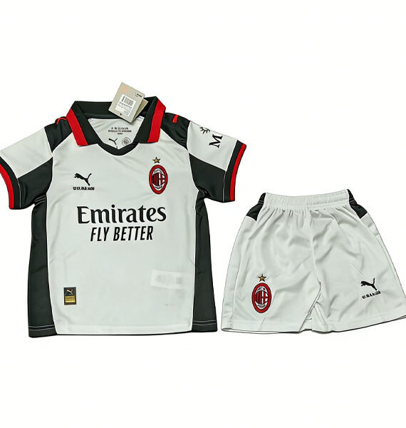 Soccer Jersey AC Milan Special Equipment 2026/2027 Kids' Kit Slam Jam