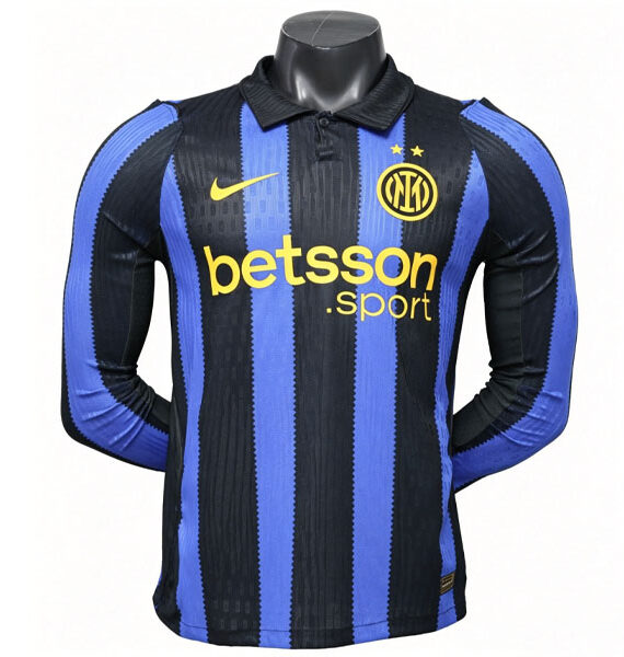 Soccer Jersey Inter Milan Home Equipment 2026/2027 (Player Edition) Long sleeve