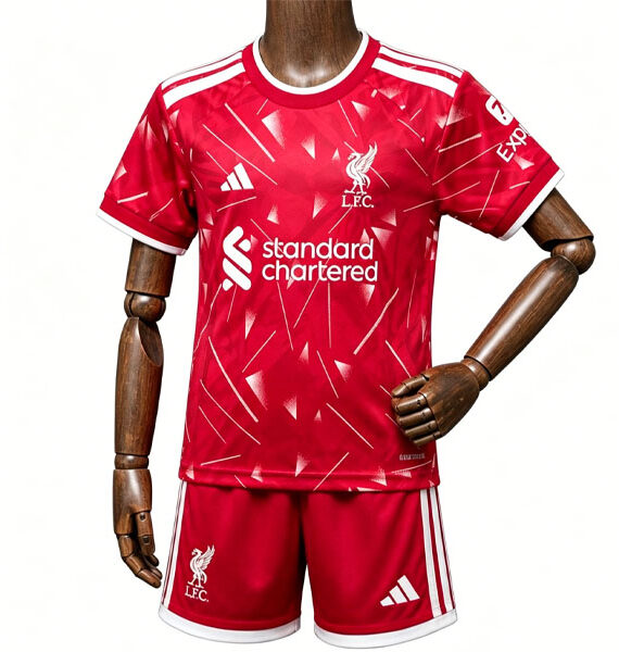 Soccer Jersey Liverpool Home Equipment 2026/2027 Kids' Kit