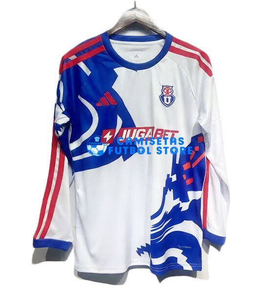 Soccer Jersey U. Chile Away Equipment 2026/2027 Long sleeve