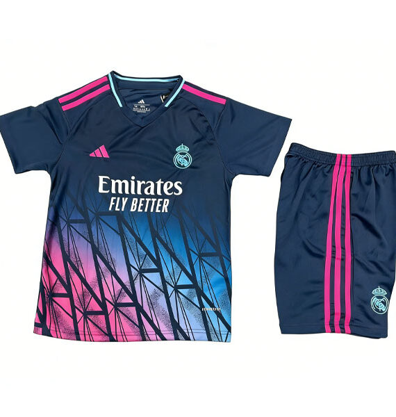 Soccer Jersey Real Madrid Special Equipment 2026/2027 Kids' Kit Pink Black