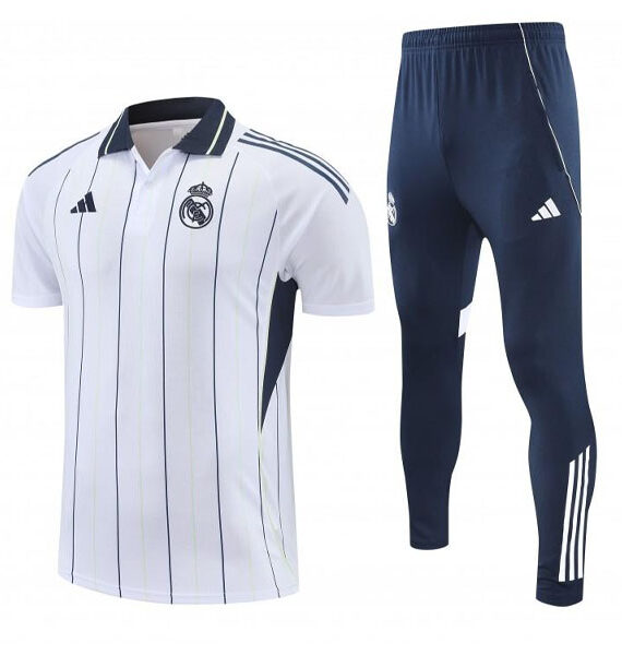 Polo Real Madrid Special Equipment 2026/2027 White Stripe