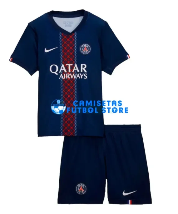 Soccer Jersey PSG Home Equipment 2025/2026 Blue Kids' Kit