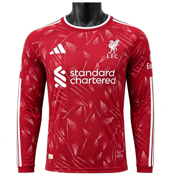 Soccer Jersey Liverpool Home Equipment 2026/2027 (Player Edition) Long sleeve