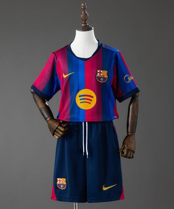 Soccer Jersey Barcelona Home Equipment 2026/2027 Kids' Kit