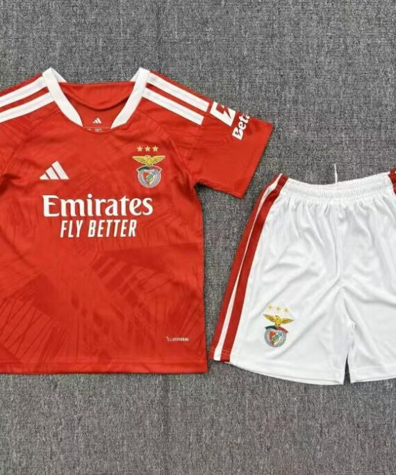 Soccer Jersey Benfica Fc Home Equipment 2026/2027 Kids' Kit