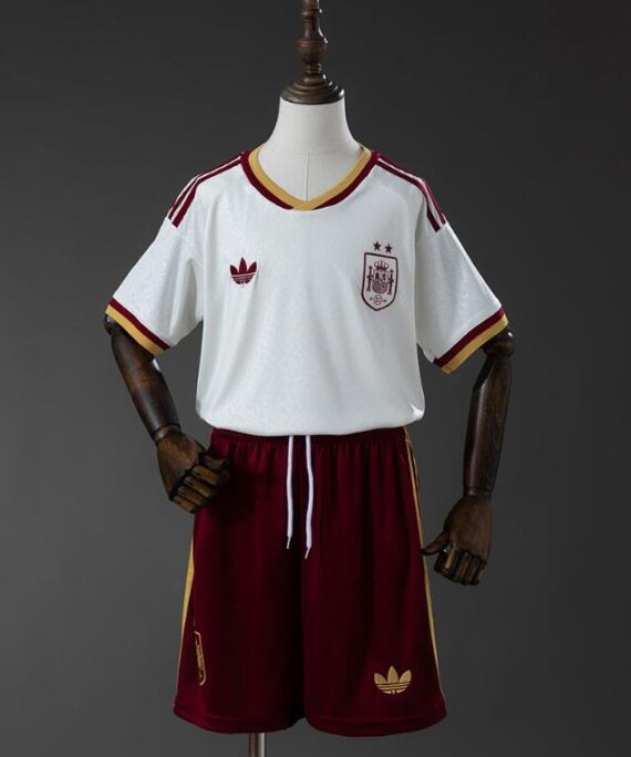 Soccer Jersey SPAIN Away Equipment 2 Estrellas 2026/2027 Kids' Kit