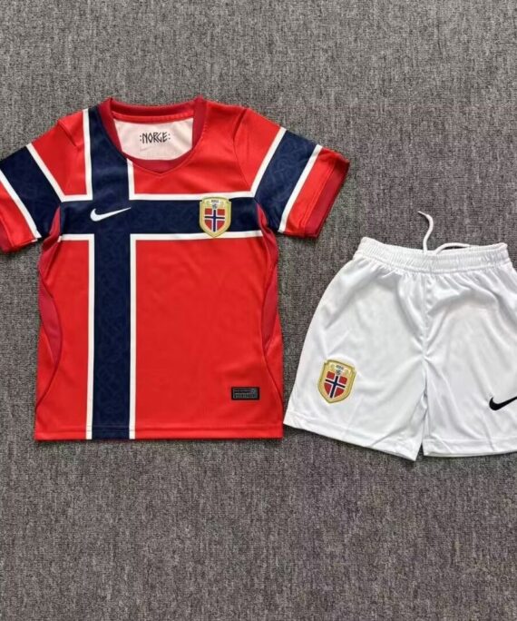 Soccer Jersey Noruega Home Equipment 2026 Kids' Kit