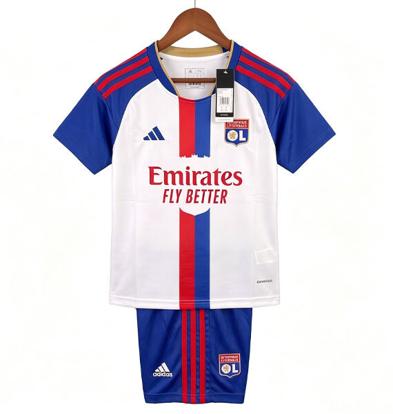 Soccer Jersey Olympique Lyon Home Equipment 2026/2027 Kids' Kit
