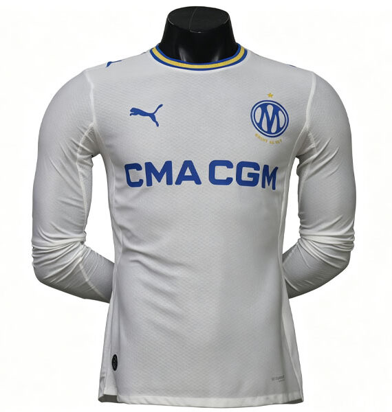 Soccer Jersey Marsella Home Equipment 2026/2027 Long sleeve